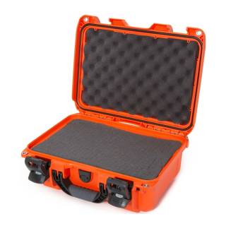 Nanuk 915 Pro IP67 Rated Impact-Resistant Hard Case with Soft Grip and Ergonomic Handle (Orange)