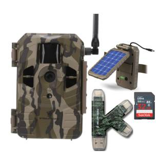 Stealth Cam Connect Cellular Trail Camera (AT&T) w/ 32GB SD Card and Solar Panel