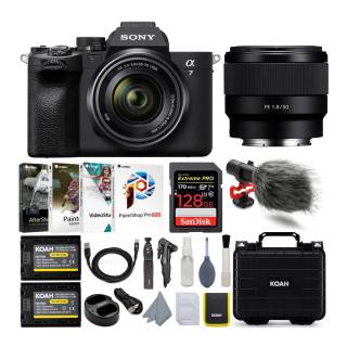 Sony a7 IV Full Frame Mirrorless Camera with 28-70mm and FE 50mm f/1.8 Lens Kit