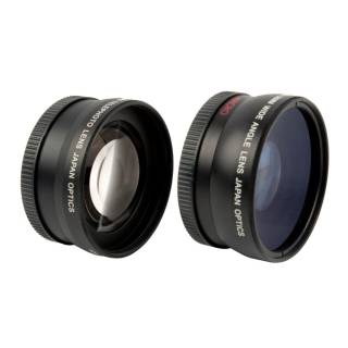 Focus Camera 58mm 2-Piece Wide and Tele Lens Set