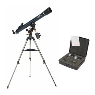 Celestron AstroMaster 90EQ Telescope Bundle with Celestron 94306 PowerSeeker Accessory Kit