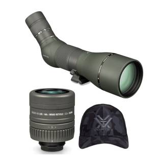 Vortex Razor HD 27-60x85 Spotting Scope (Angled) with 22x Ranging Eyepiece and Cap (Color May Vary)