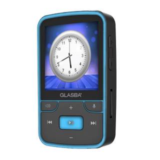 Samvix Glasba Plus 8GB Bluetooth MP3 Player with Internal Games (Blue)