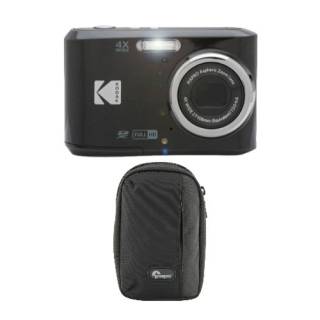 Kodak PIXPRO FZ45 Friendly Zoom Digital Camera (Black) with Camera Case