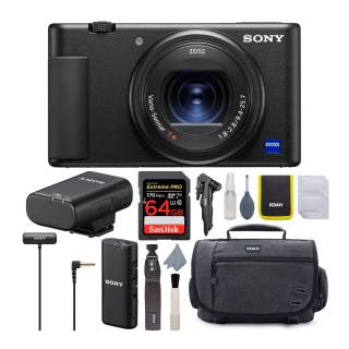 Sony ZV-1 Camera for Content Creators and Vloggers with Complete Sony Vlogging Accessory Bundle