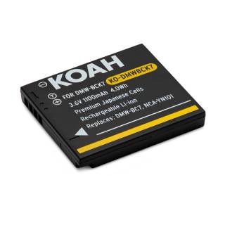 Koah PRO Panasonic DMW-BCK7 Rechargeable Replacement 1100mAh Li-ion Battery