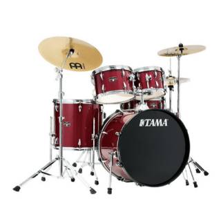 Tama Imperialstar 5-Piece Kit with Meinl HCS Cymbals (Carton A, Candy Apple Mist)