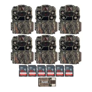 Browning Strike Force Full HD Trail Camera w/ 32 GB Memory Card and Card Reader (6-Pack)