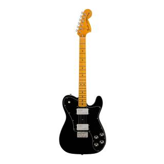 Fender American Vintage II 1975 Telecaster Deluxe 6-String Electric Guitar (Right-Handed, Black)