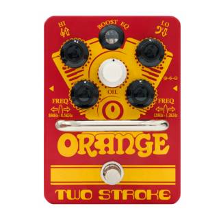 Orange Amps Two-Stroke Boost EQ Pedal with Active Dual-Parametric EQ, 12dB of Output Boost