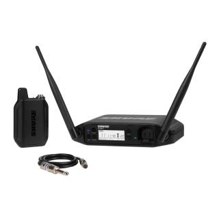 Shure GLXD14+ Z3 Frequency Band Digital Wireless Bodypack System with WA302 Guitar Cable (Black)