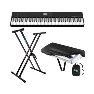 Studiologic SL88 Grand 88-Key Hammer-Action Keyboard with Knox Gear Adjustable Keyboard Stand and Dust Cover