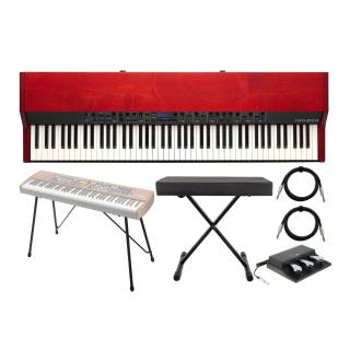 Nord Grand 88-Key Keyboard Bundle with Nord Keyboard Stand, Knox Gear Adjustable Bench and Cables