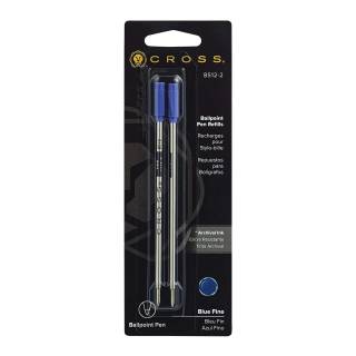 Cross Ballpoint Pen Refill - Blue Fine - Dual Pack