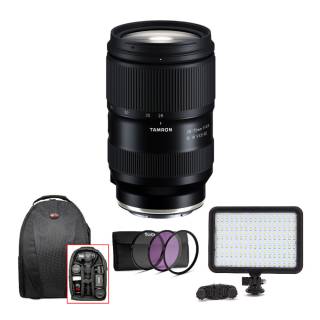 Tamron 28-75mm f/2.8 Di III RXD Lens for Sony E-Mount with Backpack Bundle