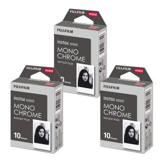 Fujifilm Instax Mini Monochrome Film (10 Exposures, Credit Card-Sized) 3 Pack-b519bfb461e7dd5e.jpg