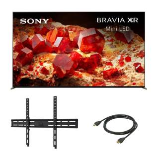 Sony BRAVIA XR 85” Class X93L Mini LED 4K HDR TV - XR85X93L (2023 Model) with Thin-Profile Wall Mount and 4K HDMI cable