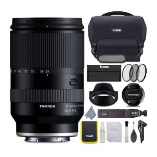 Tamron A071 28-200mm f/2.8-5.6 Di III RXD Full-Frame Lens for Sony E Mount with Gadget Bag and Filter Kit
