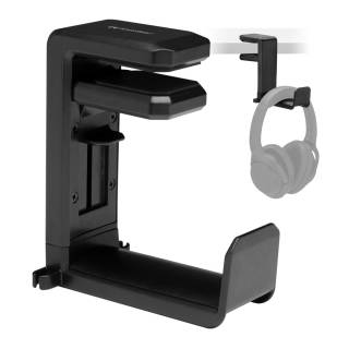 Knox Gear Headphone Hanger Mount with Built-In Cable Organizer