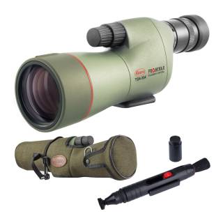 Kowa 55mm Fluorite Prominar Straight Spotting Scope with Lens Pen and Stay-On Case