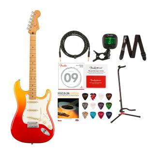 Fender Player Plus Stratocaster Electric Guitar - Tequila Sunrise - Value Bundle