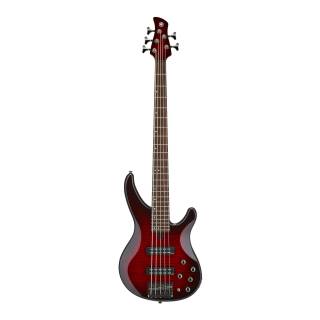 Yamaha TRBX605FM 5-String Bass (Dark Red Burst)