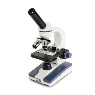 Celestron CM400C Lab-Ready Compound Rotatable Monocular Head Microscope with 40-400x Magnification