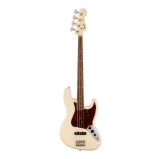 Fender American Vintage II 1966 Jazz Bass 4-String Guitar (Right-Handed, Olympic White)
