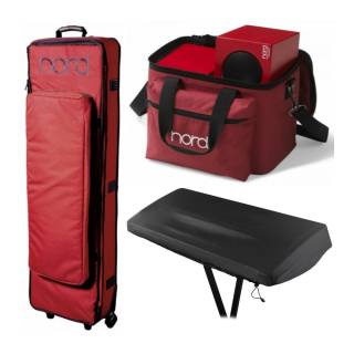 Nord Soft Case for Piano 5 73 (with Wheels) with Nord Soft Case for Piano Monitors V2 and Dust Cover