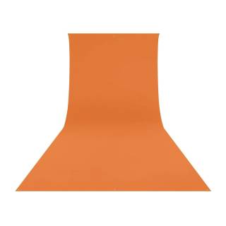 Westcott X-Drop Pro Wrinkle-Resistant, Machine-Washable Backdrop (Tiger Orange, 9 x 20 Feet)