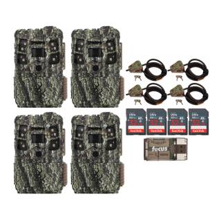 Browning Defender Pro Scout MAX Trail Camera Security Bundle (4-Pack)