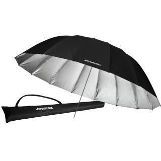 Westcott Silver Bounce Parabolic Standard Umbrella (7')