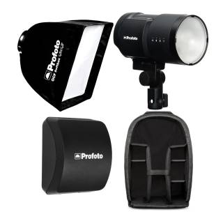 Profoto B10X Off-Camera Flash and Continuous Light with Li-Ion Battery for B10 and Accessory Bundle