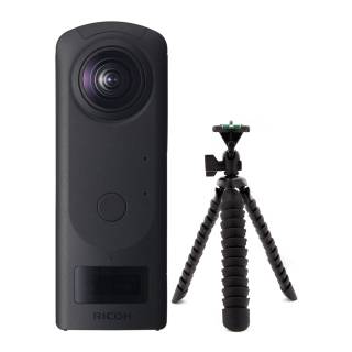 Ricoh Theta Z1 360 Camera with 51GB Internal Storage with 10-Inch Spider Tripod