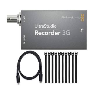 Blackmagic Design UltraStudio Recorder 3G Capture Device with Accessory Bundle