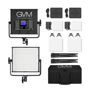 GVM-50RS RGB Video 2-Lights Panel Kit