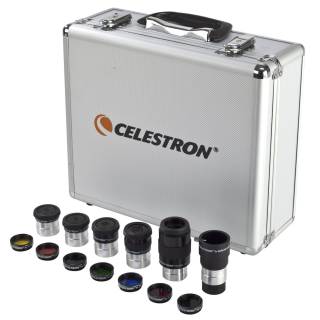 Celestron 1.25" Eyepiece and Filter Kit with Aluminum Case