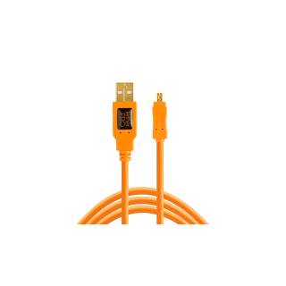 Tether Tools TetherPro USB 2.0 to Mini-B 8-Pin (15 Ft/Orange)