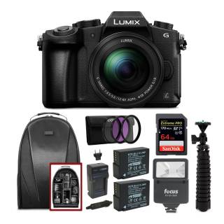 Panasonic LUMIX G85 4K Mirrorless Camera with 12-60mm Lens and Backpack Bundle