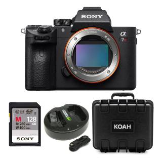 Sony Alpha a7R III Mirrorless Camera Body with 128GB SD Card and Accessory Bundle