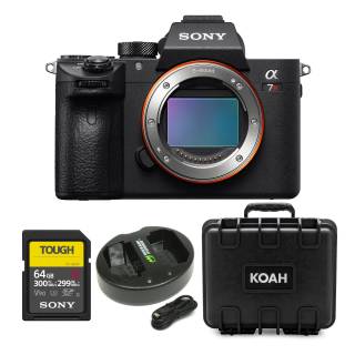 Sony Alpha a7R III Mirrorless Camera Body with 64GB SD Card and Accessory Bundle