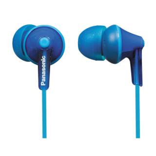 Panasonic RP-HJE125-A ErgoFit In-Ear Earbud Headphones (Blue)