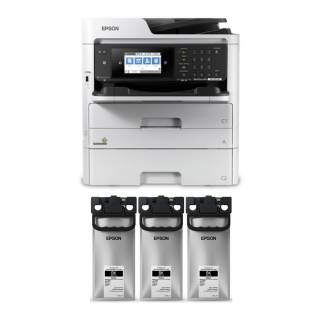 Epson WorkForce Pro WF-M5799 Network Multifunction Monochrome Printer Large Bundle