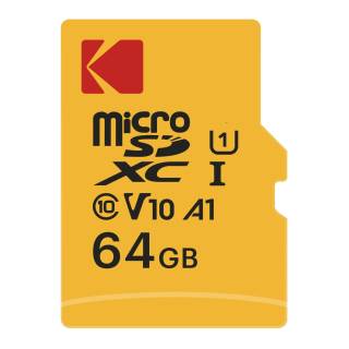 Kodak MicroSDXC 64GB Class 10 UHS-I U1 with Adapter