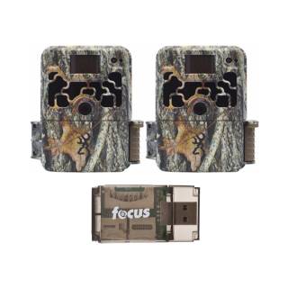 Browning Trail Cameras Dark Ops Extreme (2-Pack) and Focus USB 2.0 Card Reader