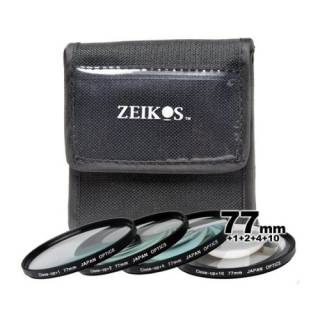 Zeikos ZE-CU477 4-Piece Macro/Close-Up 77mm Camera Filter Set