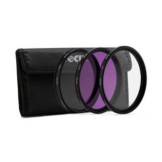 Focus Camera 52mm 3-Piece UV, CPL, FLD Filter Kit