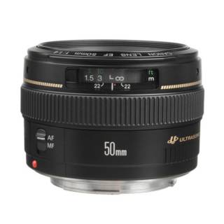 Canon EF 50mm f/1.4 USM Standard Telephoto Lens
