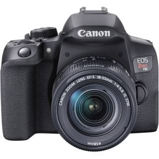 Canon EOS Rebel T8i DSLR Camera with 18-55mm Lens-Above