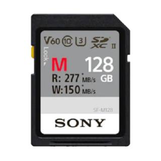 Sony 128GB V60 UHS-II M-Series Memory Card (Read 277 MB/s Write 150 MB/s)